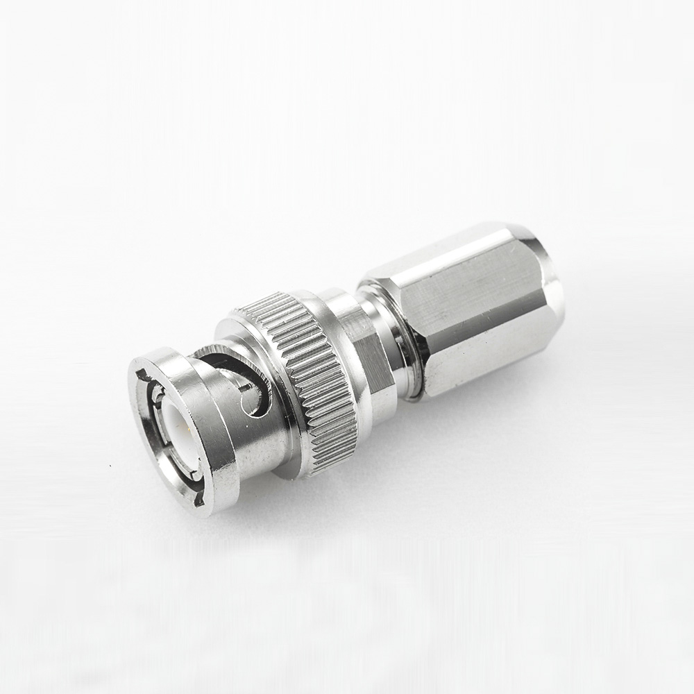 BNC 公頭直式壓接RG58/RG142電纜