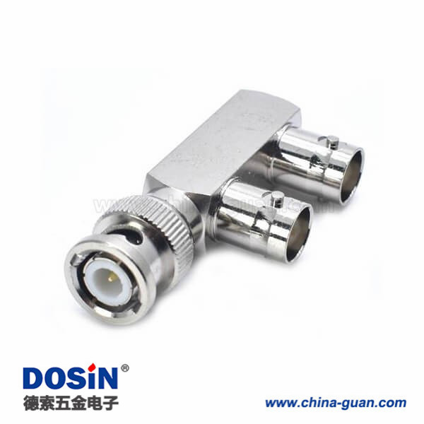 F型全銅BNC槍式視頻一公分二母BNC三通轉(zhuǎn)接頭BNC頭